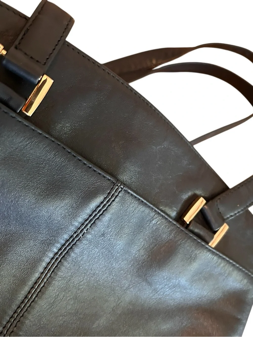Etienne Aignier Vintage 80s - Classic Black Leather Shoulder Bag - Quiet Luxury